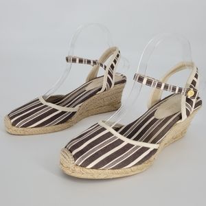 Boden brown and white stripe espadrilles 8 1/2 **Must Bundle